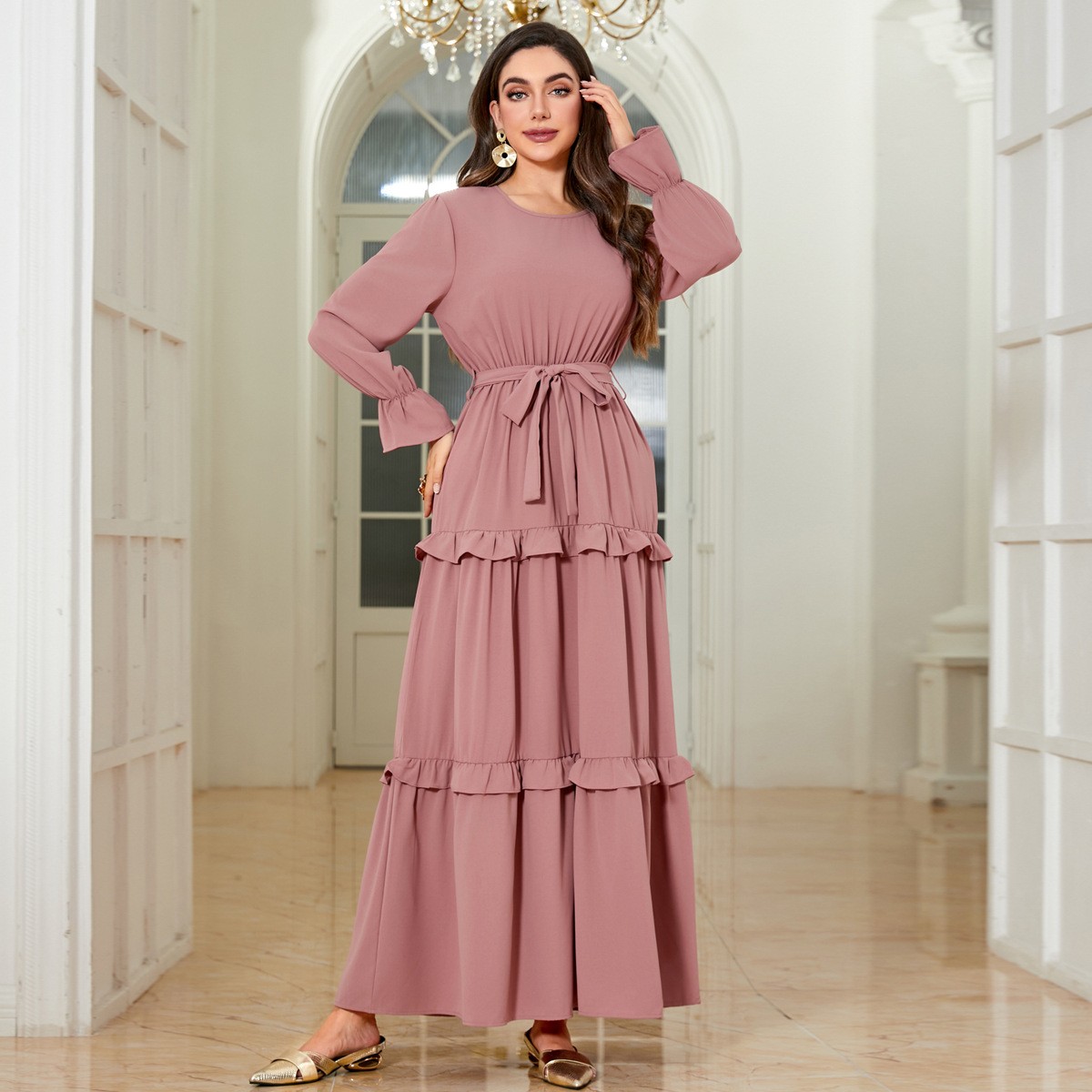 Modest Abaya Women Long Maxi Dress Turkey Kaftan Evening Robes Islamic  Dresses | eBay
