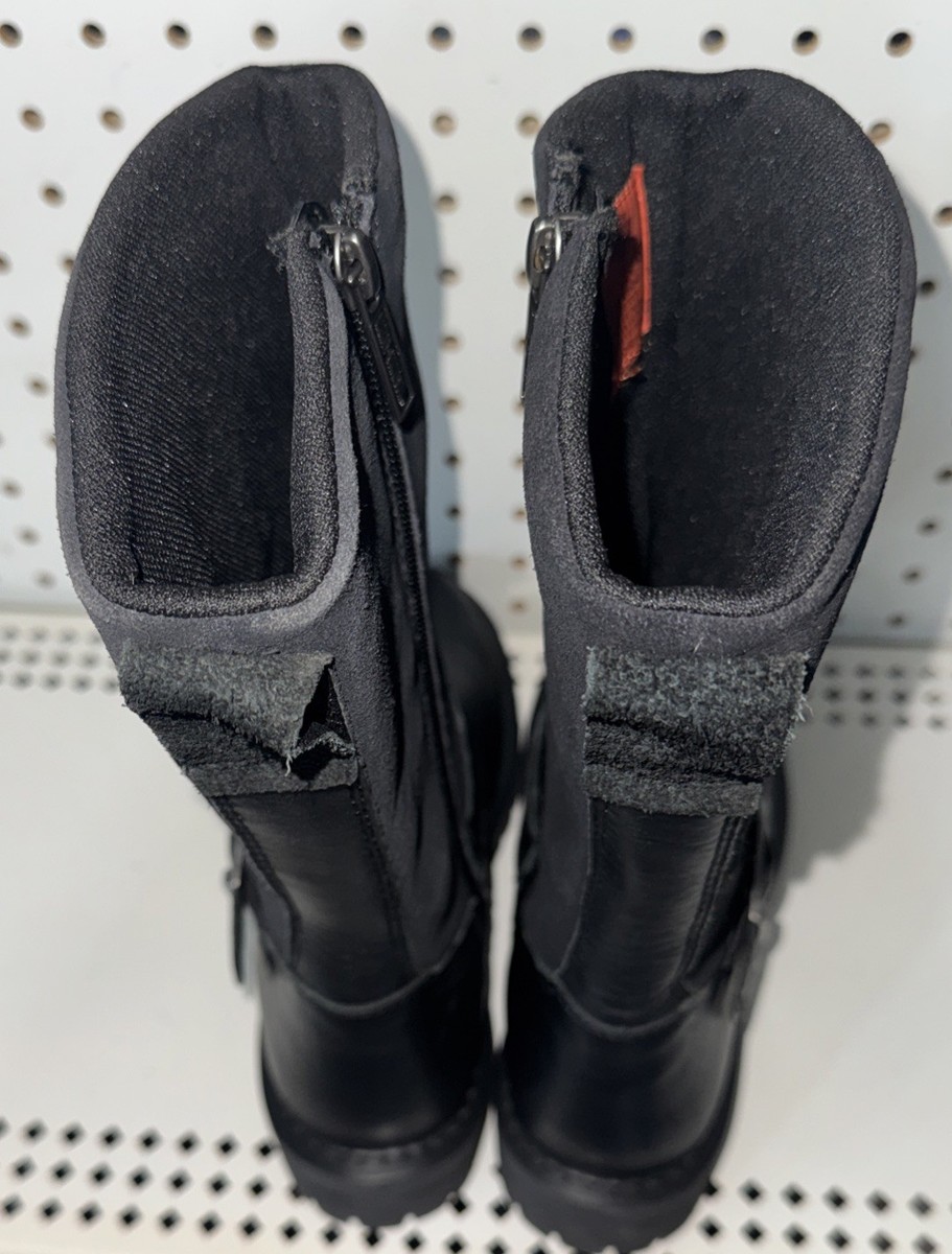 Harley-Davidson Womens Leather Tall Zip Motorcycle Riding Boots