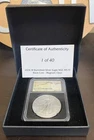 2024-W Burnished Silver Eagle NGC MS70 Magnum Opus Black Core 1 of 40 COA Box
