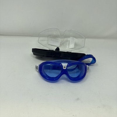 Aqua Sphere SEAL KID Clear Smoke Blue Lens Learn to Swim GOGGLE Training Mask 