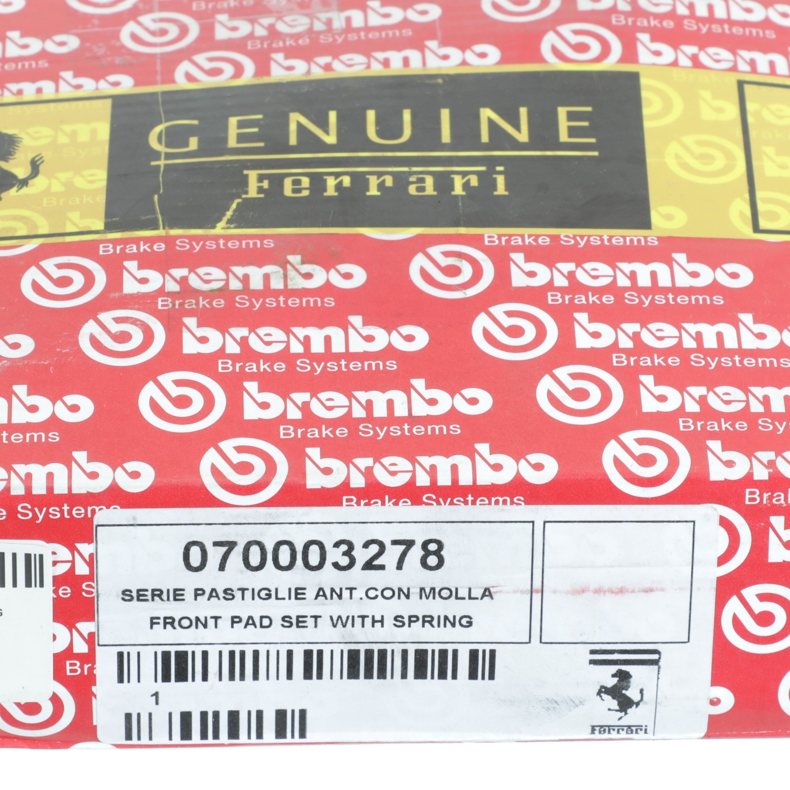 Ferrari 458 Speciale Front Brake pad kits Set P/N 70003278