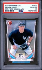 2014 Bowman Draft Picks #TP39 Aaron Judge Top Prospects Asia Black PSA 10