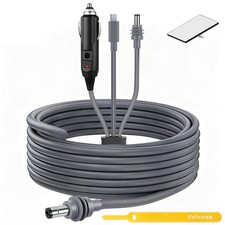 Power Cable for Starlink Mini 10FT/3M, 3-in-1 Car Charger/USB-C/DC to DC 3 IN 1