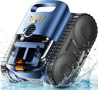 Poolroboter Poolsauger Akku mit Dual-Motoren 180 Min Automatisch Reinigungszeit