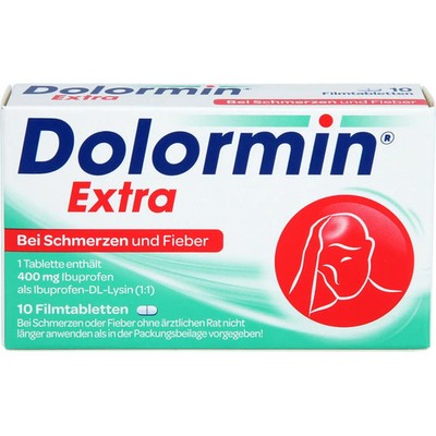 DOLORMIN extra Filmtabletten 10 St PZN 00091072
