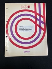 VINTAGE DEC M9301 BOOTSTRAP/TERMINATOR MAINTENANCE  OPERATOR'S MANUAL,1ST 1977