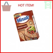Minute Brown Rice, Instant Brown Rice for Quick Meals, 28-Ounce Box