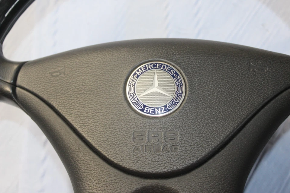 Mercedes SLK R 170 Lenkrad Holz Vogelaugenahorn / Leder A 170 460 22 03 - Bild 4 von 4