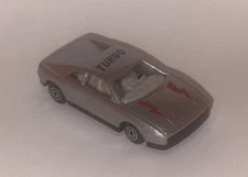 UNKOWN Loose Unkown Silver Turbo Car (Silver Version)