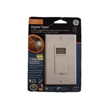 GE Indoor In-Wall Digital Timer 15086 7-Day Programmable NEW Sealed White