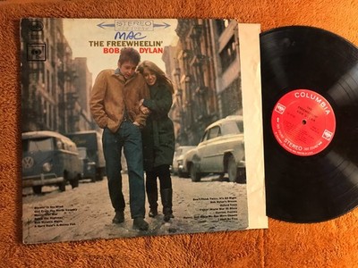 The Freewheelin  Bob Dylan LP 1963 Columbia CS 8786 2 Eye Stereo album vinyl!