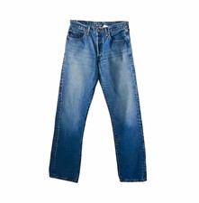 Vintage Levi's 501 Blue Jeans - Size 31x33 Tag 33x34 - High Rise Button Fly