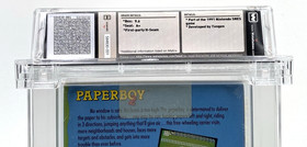 Paperboy 1-2 Set Nintendo NES New 1988 Factory Sealed WATA Graded TOP POP