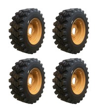 4-10-16.5 SKS-9 Skid Steer Tires/Rims for Case 1840  (6 LUG) (SKS753 STYLE)