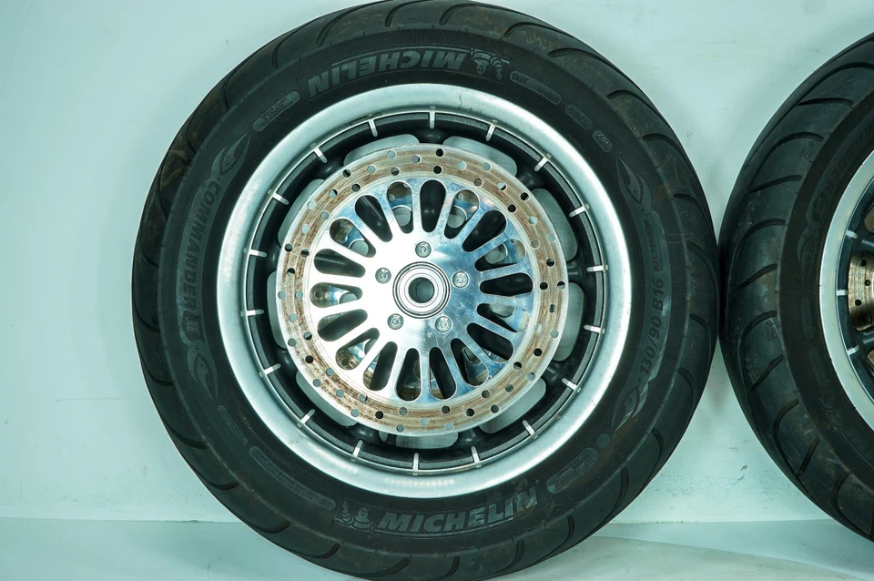 08 Harley Electra Touring Front Rear Wheel Rim Tire 130/90B16 140/90B16 16" 1383 - Image 3 of 4