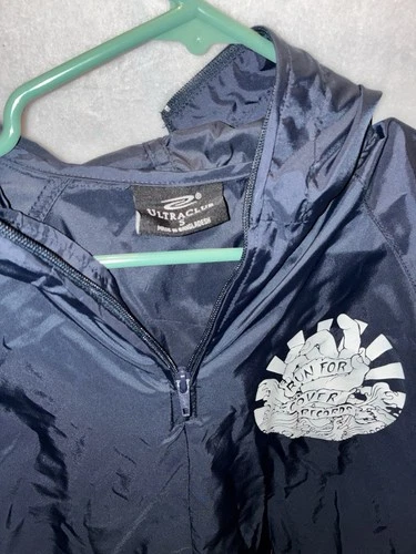 Citizen Vintage Windbreaker DEAD STOCK Run For Cover, Stay In Solitude Jacket image 3
