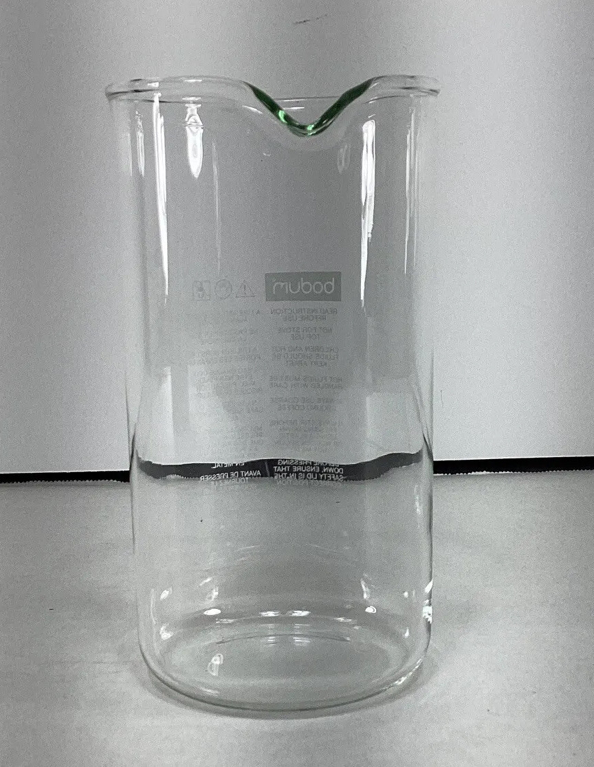 Bodum Spare Borosilicate Glass Beaker 1503-10 Coffee Maker Replacement 12oz .35L