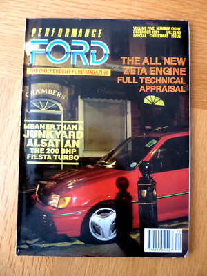 Performance Ford Magazine December 1991 Special Christmas Issue