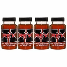 REV X Engine Oil Treatment (4) 4 oz For Powerstroke Cummins Duramax Turbo Diesel