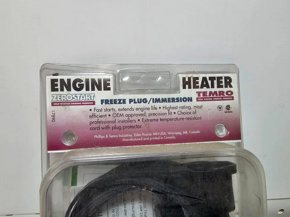 Bloque calentador Zerostart temro 3100034 volvo, VW, Chrysler, Audi nuevo - (A-0208) Foto 4 de 4