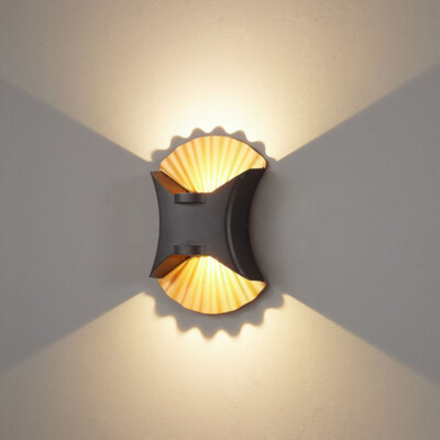 10W COB LED Outdoor Porch Light Fixture Up Down Shell Wall Lamp IP67 Waterproof