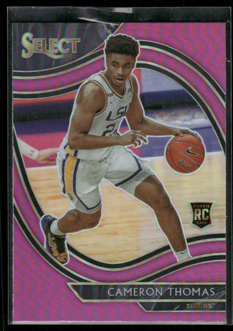#290 Cameron Thomas 2021 Panini Chronicles Draft Picks Pink
