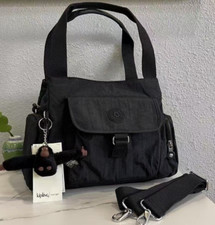 Kipling Fairfax Multiway Bag New With Tags Monkey BLACK Handbag Strap Alanis