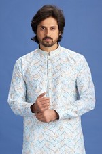 Indian Mens Designer Wedding Bollywood Wear Traditional Kurta Payjama Dress