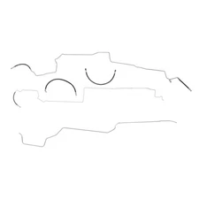 Classic Tube Fuel Line Kit Stainless Steel Mustang 5.0 With OE Fuel Injection...