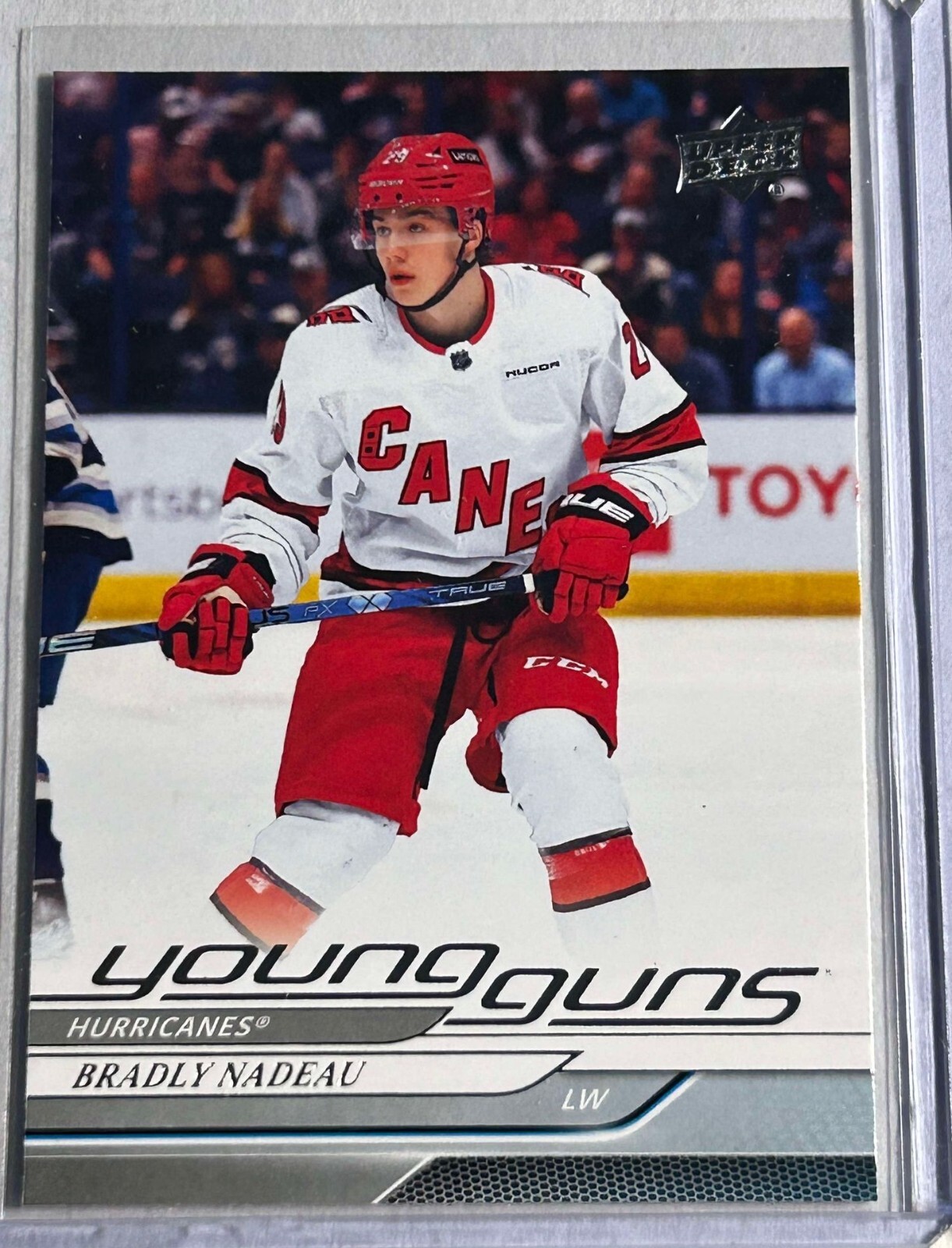 2024-25 Upper Deck Young Guns #208 Bradly Nadeau - Carolina Hurricanes