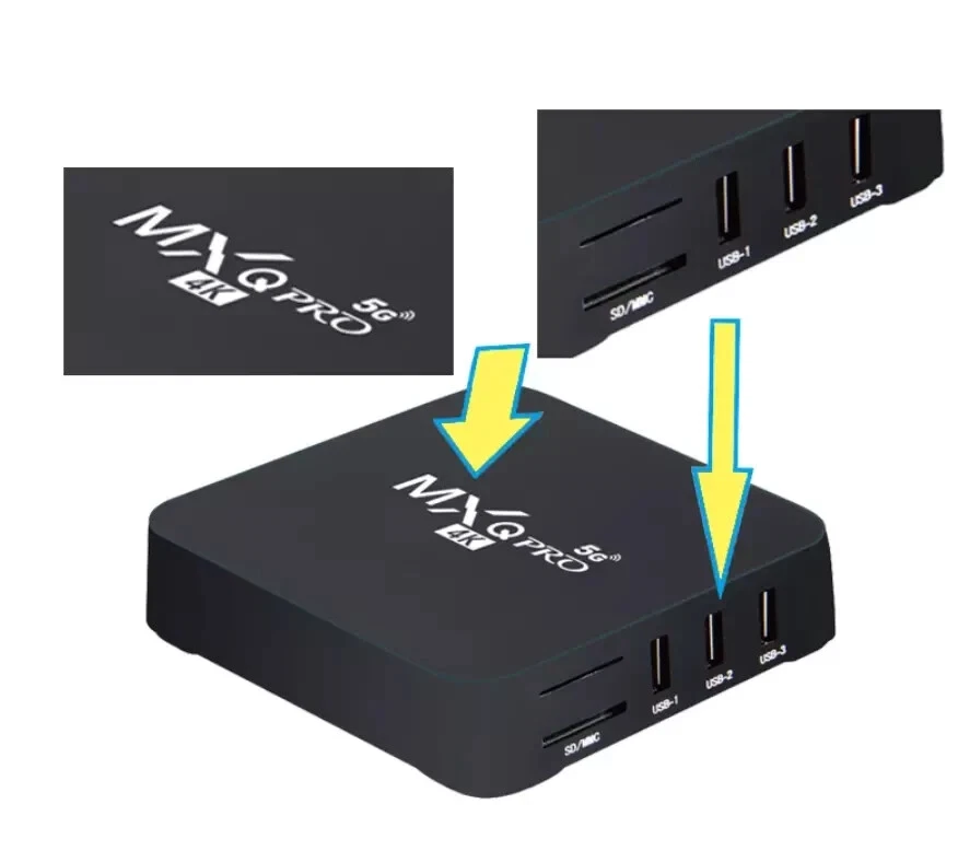 Decoder SMART TV BOX Android Wifi 10.0 128GB 8GB RAM ROM MXQ- ULTRA HD - PRO 4K - Immagine 4 di 4