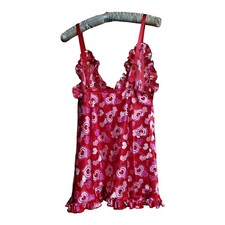 Cinema Etoile Seductive Wear Babydoll Chemise Lingerie Nightie Pink Red Hearts M