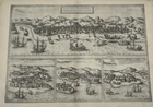 Indian, African and Iranian City Map - Braun & Hogenberg - circa 1580