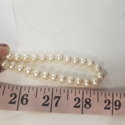 Vintage Faux Pearl Extra Long Necklace 57" Can be multi strand, $24.99 - Photo 6