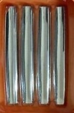 4 x Chrome Door Boot Guard Protectors Insert fits VOLKSWAGEN vw (DG8C)