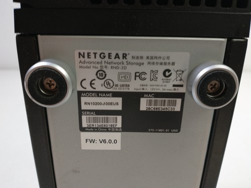 Netgear ReadyNAS RND-2D RN10200 2 Bay Network Attached Storage Device - No HDDs - Picture 6 of 6