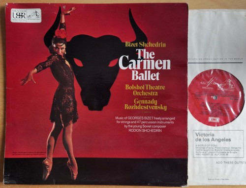 Rare Rozhdestvensky Bolshoi Bizet-Shchedrin Carmen Suite LP ASD 2448 TAS UK ED1 - 第 1/2 張圖片