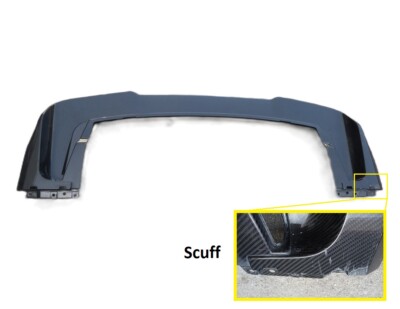 20-22 Porsche Taycan Rear Bumper Lower Carbon Fiber Cover Diffuser