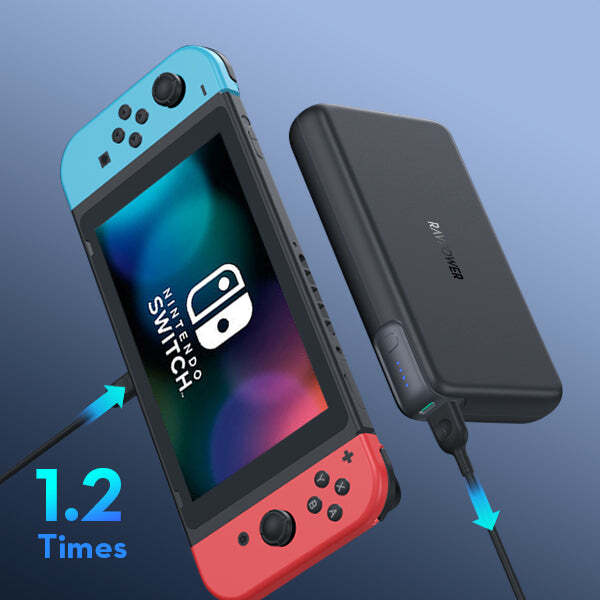 RAV 30000mAh USB C Portable Charger,90W 2-Port Power Bank