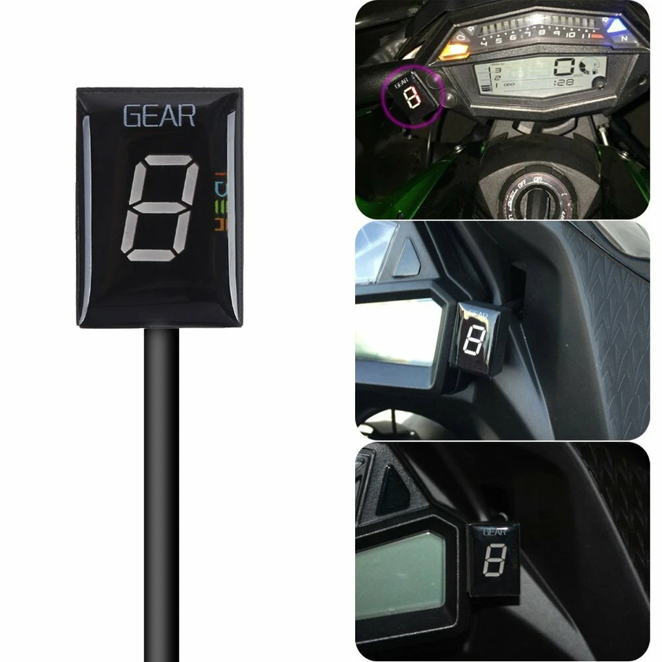 Motorcycles LED Gear Indicator for Suzuki GSXR 600 GSX1400 SV650 M109R2 VZ80 - Image 3 of 4