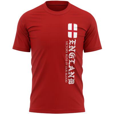England Victory Runs In Our Blood Herren T-Shirt Shirt Fußball Country Him foo...