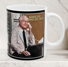 Marcus Welby MD TV Show Ceramic Mug, 1970s Medical Drama Series, Robert Young
