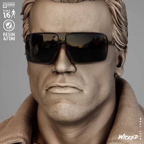 The Terminator Sculpture(300mm) /3D Printed/Unassembled/GK/Wicked - Foto 10 di 15