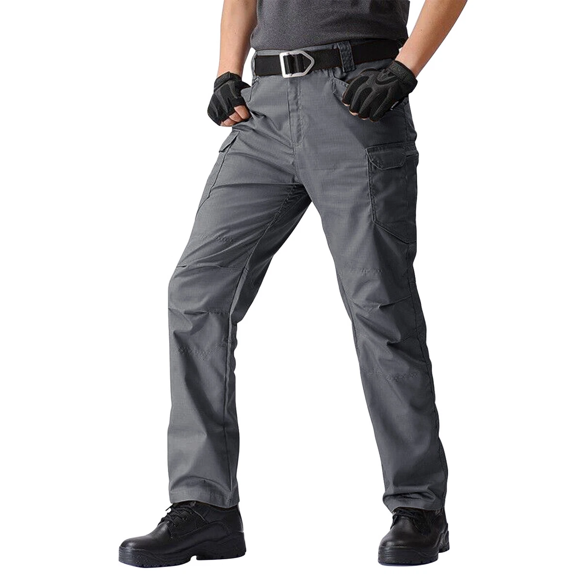 Black Cargo Pants Men Loose Comfortable Cotton Linen India | Ubuy