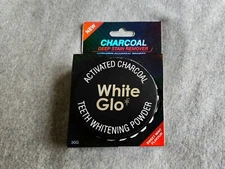 White Glo Activated Charcoal Teeth Polishing Whitening Powder 30g Sweet Mint
