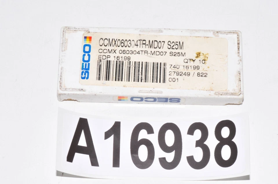 Wendeplatten CCMX 060304TR-MD07 S25M  CCMX 060304TR-MD07 SECO 10Stück  RHV16938 - Bild 2 von 4