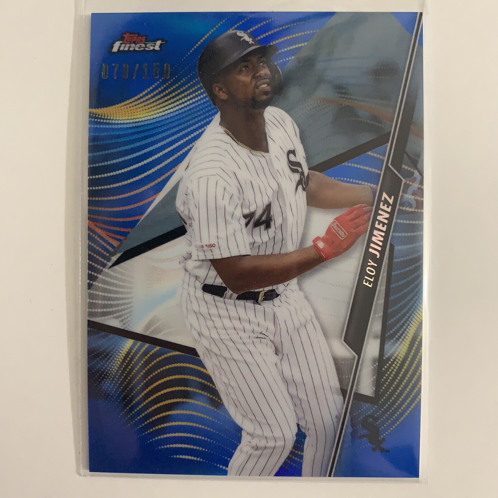 Eloy Jimenez #57 Baseball Cards 2020 Topps Finest trading card — raw and PSA graded price guide