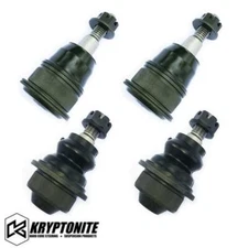 Kryptonite Upper Lower Ball Joint Package Stock Control Arms For 01-10 Chevy/GMC