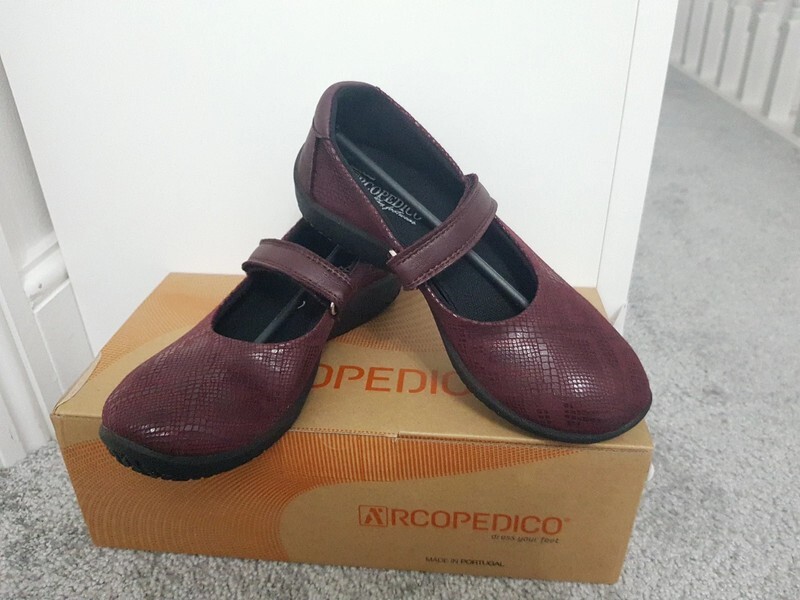 2xnew uk2 eu34/35 NeuB leather insock sandals Arcopedico healthy