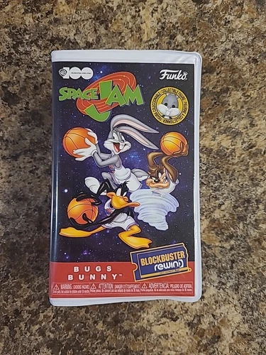 Funko Blockbuster Rewind Space Jam Bugs Bunny With Basketball Chase Figure